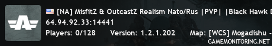 [NA] MisfitZ & OutcastZ Realism Nato/Rus |PVP| |Black Hawk Down|