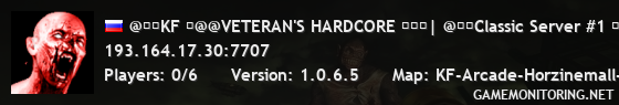 @��KF �@@VETERAN'S HARDCORE ���| @��Classic Server #1 ���|