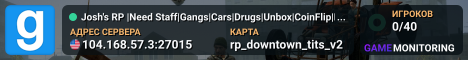 ☕ Josh's RP |Need Staff|Gangs|Cars|Drugs|Unbox|CoinFlip|Purge