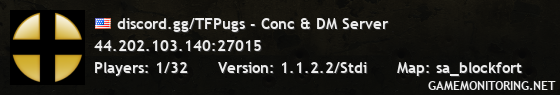 discord.gg/TFPugs - Conc & DM Server