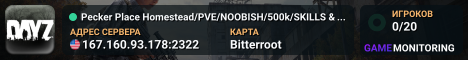 Pecker Place Homestead/PVE/NOOBISH/500k/SKILLS & MED/Full NBC