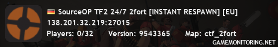 SourceOP TF2 24/7 2fort [INSTANT RESPAWN] [EU]