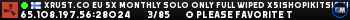 XRUST.CO EU 5X MONTHLY SOLO ONLY Full Wiped x5|Shop|Kits|Skins| XRUST.CO EU 5X MONTHLY SOLO ONLY Full Wiped x5|Shop|Kits|Skins|