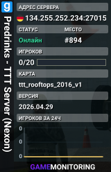 Predrinks - TTT Server (Nexon)