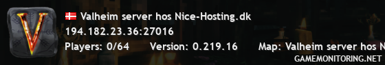 Valheim server hos Nice-Hosting.dk