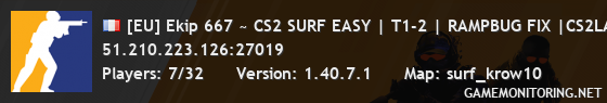 [EU] Ekip 667 ~ CS2 SURF EASY | T1-2 | RAMPBUG FIX |CS2LAST.COM