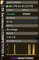 [ ZK Servidores™ ] COMPETITIVO #1 | WS - KNIFE - GLOVES