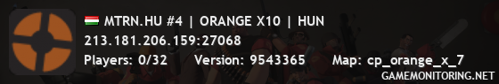 MTRN.HU #4 | ORANGE X10 | HUN