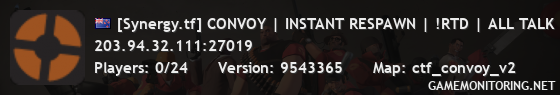 [Synergy.tf] CONVOY | INSTANT RESPAWN | !RTD | ALL TALK |
