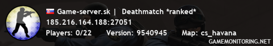 Game-server.sk |  Deathmatch *ranked*