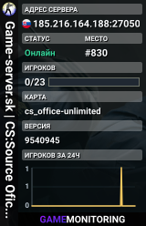 Game-server.sk | CS:Source Ofice only