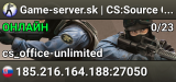 Game-server.sk | CS:Source Ofice only