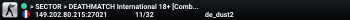 > SECTOR > DEATHMATCH International 18+ [Combos][ArmyRanks]