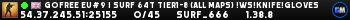 GoFree EU#9 | Surf 64t Tier1-8 (All Maps) !ws!knife!gloves