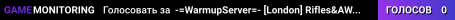-=WarmupServer=-™ [London] Rifles&AWP ★FFA-DM★