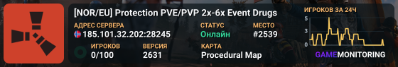 [NOR/EU] Protection PVE/PVP 2x-6x Event Drugs