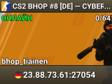 CS2 BHOP #8 [DE] — CYBERSHOKE.NET (TIER 1-2 - EASY)