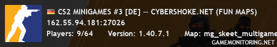 CS2 MINIGAMES #3 [DE] — CYBERSHOKE.NET (FUN MAPS)