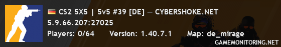 CS2 5X5 | 5v5 #39 [DE] — CYBERSHOKE.NET
