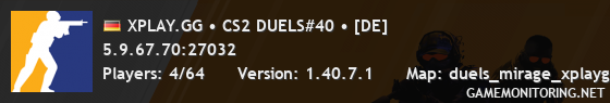 XPLAY.GG • CS2 DUELS#40 • [DE]