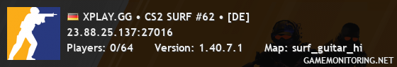 XPLAY.GG • CS2 SURF #62 • [DE]