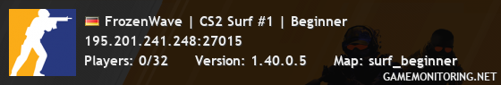 FrozenWave | CS2 Surf #1 | Beginner