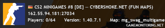 CS2 MINIGAMES #8 [DE] — CYBERSHOKE.NET (FUN MAPS)