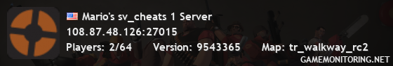 Mario's sv_cheats 1 Server