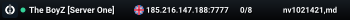 The BoyZ [Server One]