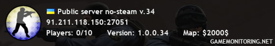 Public server no-steam v.34