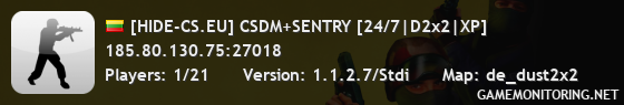 [HIDE-CS.EU] CSDM+SENTRY [24/7|D2x2|XP]