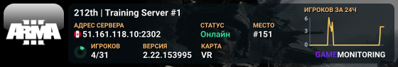 212th | Training Server #1