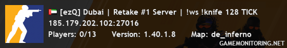 [ezQ] Dubai | Retake #1 Server | !ws !knife 128 TICK