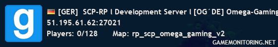 [GER]  SCP-RP l Development Server l [OG´DE] Omega-Gaming.de