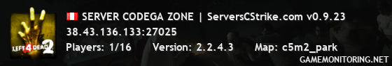 SERVER CODEGA ZONE | 2v2 Zonemod v2.8.9d | SCS v0.9.23