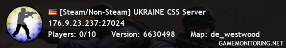 [Steam/Non-Steam] UKRAINE CSS Server