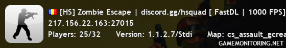 [HS] Zombie Escape | discord.gg/hsquad [ FastDL | 1000 FPS]