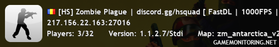 [HS] Zombie Plague | discord.gg/hsquad [ FastDL | 1000FPS | 100aa ]