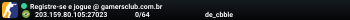 Registre-se e jogue @ gamersclub.com.br