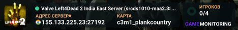Valve Left4Dead 2 India East Server (srcds1010-maa2.383.178)
