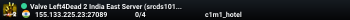 Valve Left4Dead 2 India East Server (srcds1010-maa2.383.75)