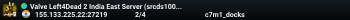 Valve Left4Dead 2 India East Server (srcds1009-maa2.383.205)