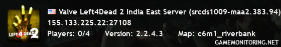 Valve Left4Dead 2 India East Server (srcds1009-maa2.383.94)