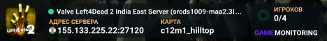 Valve Left4Dead 2 India East Server (srcds1009-maa2.383.106)
