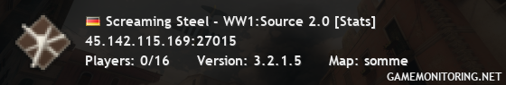 Screaming Steel - WW1:Source 2.0 [Stats]