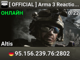� [ OFFICIAL ] Arma 3 Reaction Forces EU #8 Custom