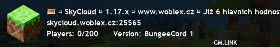 ❱ SkyCloud ❱ 1.17.x ❱ www.woblex.cz ❱ Statistiky největších ostrovů na serveru!