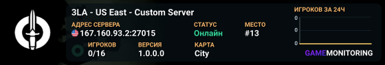3LA - US East - Custom Server