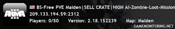 BS-Free PVE Malden|SELL CRATE|HIGH AI-Zombie-Loot-Missions BS-Free PVE Malden|SELL CRATE|HIGH AI-Zombie-Loot-Missions