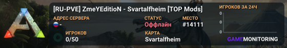 [RU-PVE] ZmeYEditioN - Svartalfheim [TOP Mods]